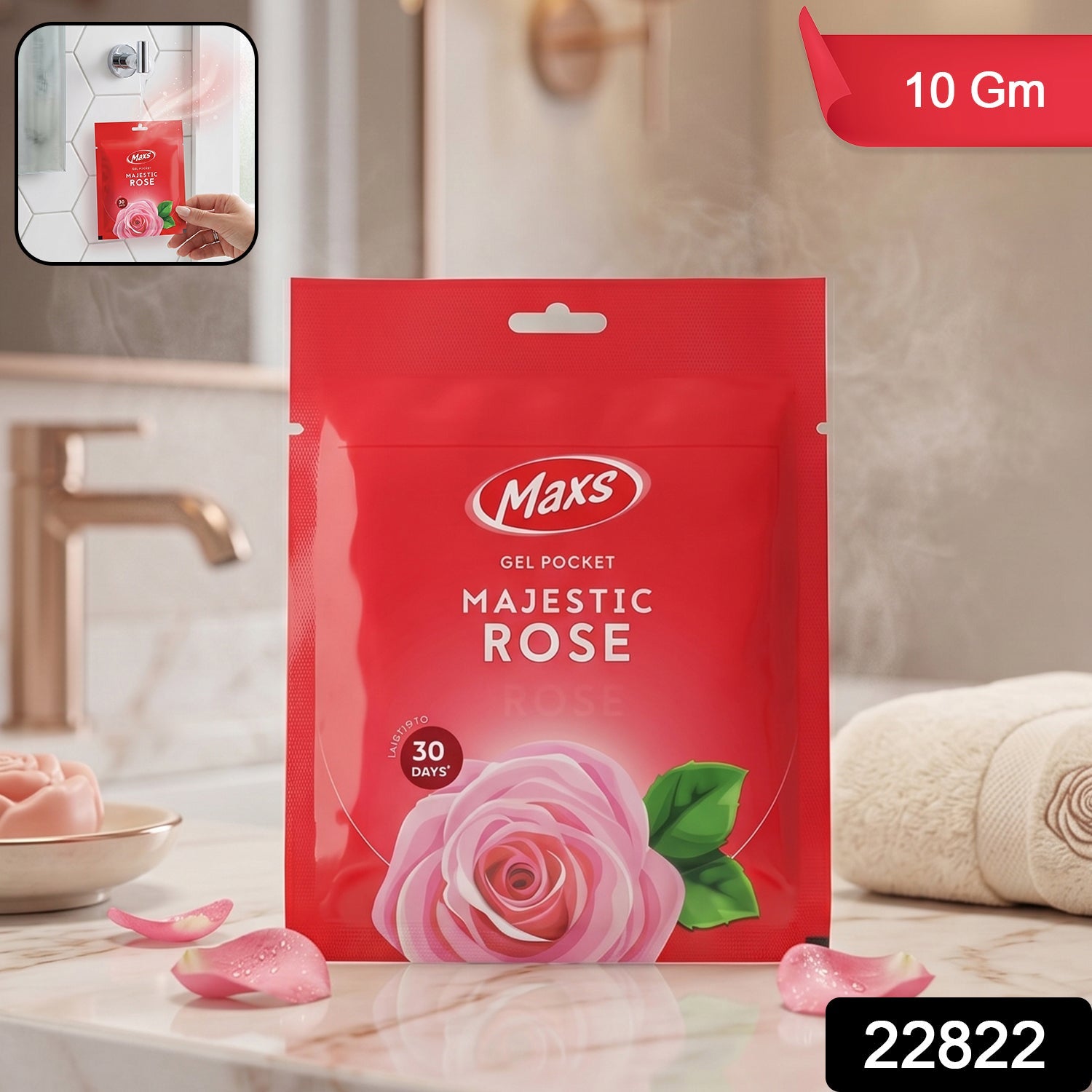 Rose Bliss Gel Pocket Air Freshener