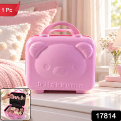 Kids Bear-Shaped Hard Shell Carry Case with Handle