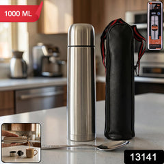 Double Wall Insulated Thermos Bottle 1 Litre