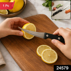 Serrated lemon knife with riveted handle, 1 piece