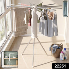 Octopus shaped folding drying rack for clothes and towels
