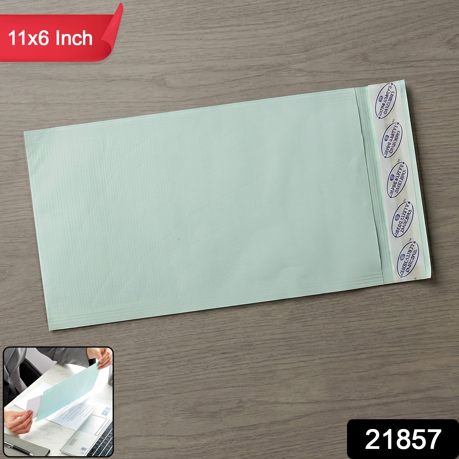 Polynet Premium Card Envelope seal detail