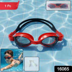 Red Swimming Goggles close-up