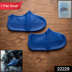 Blue rain shoe cover pack