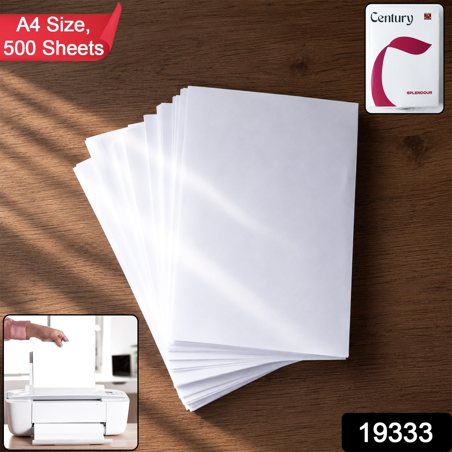500 Sheets A4 Size Multipurpose Copier Paper â€“ 70 GSM High Bright White Printing Paper