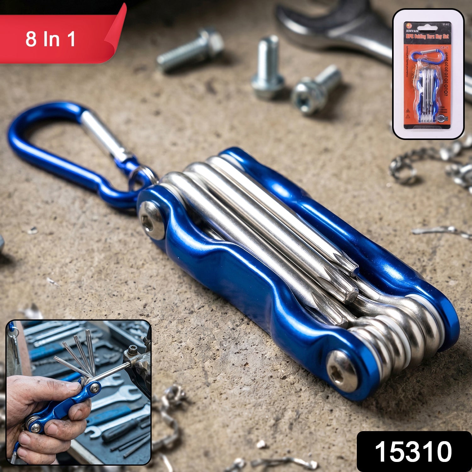 bike repair multi tool unfolded showing screwdrivers