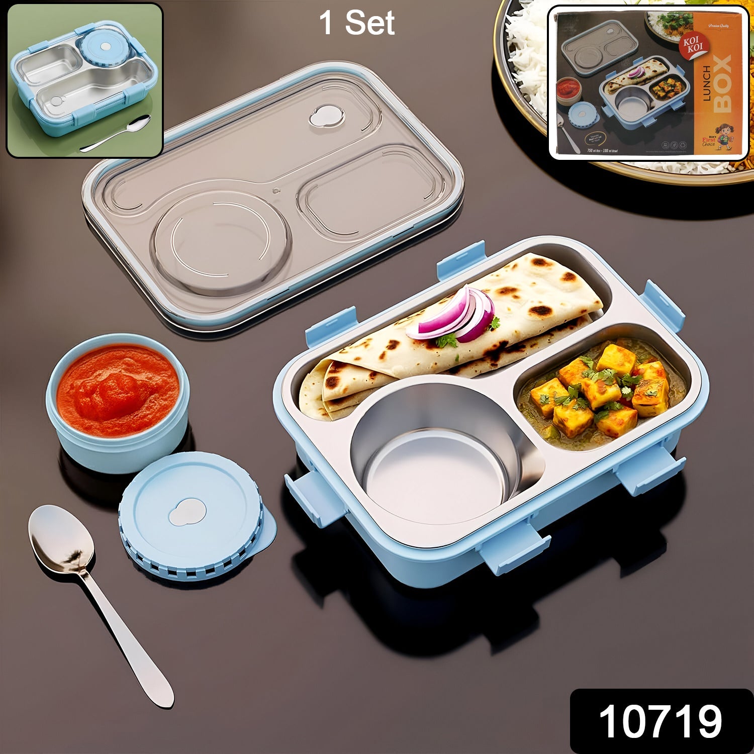 DeoDap Stainless Steel Lunch Box lifestyle image