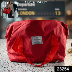 Compact red travel carry bag for daily use