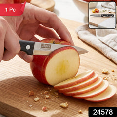Paring knife with riveted handle, 1 piece