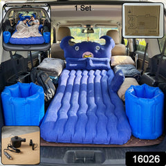 Car Air Mattress Bed Set with Inflatable Cushions and Pump – 1 Set