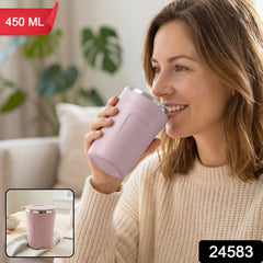 450 ml desk mug with sealing lid, 1 piece