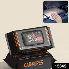 Car cleaning wipes in packaging