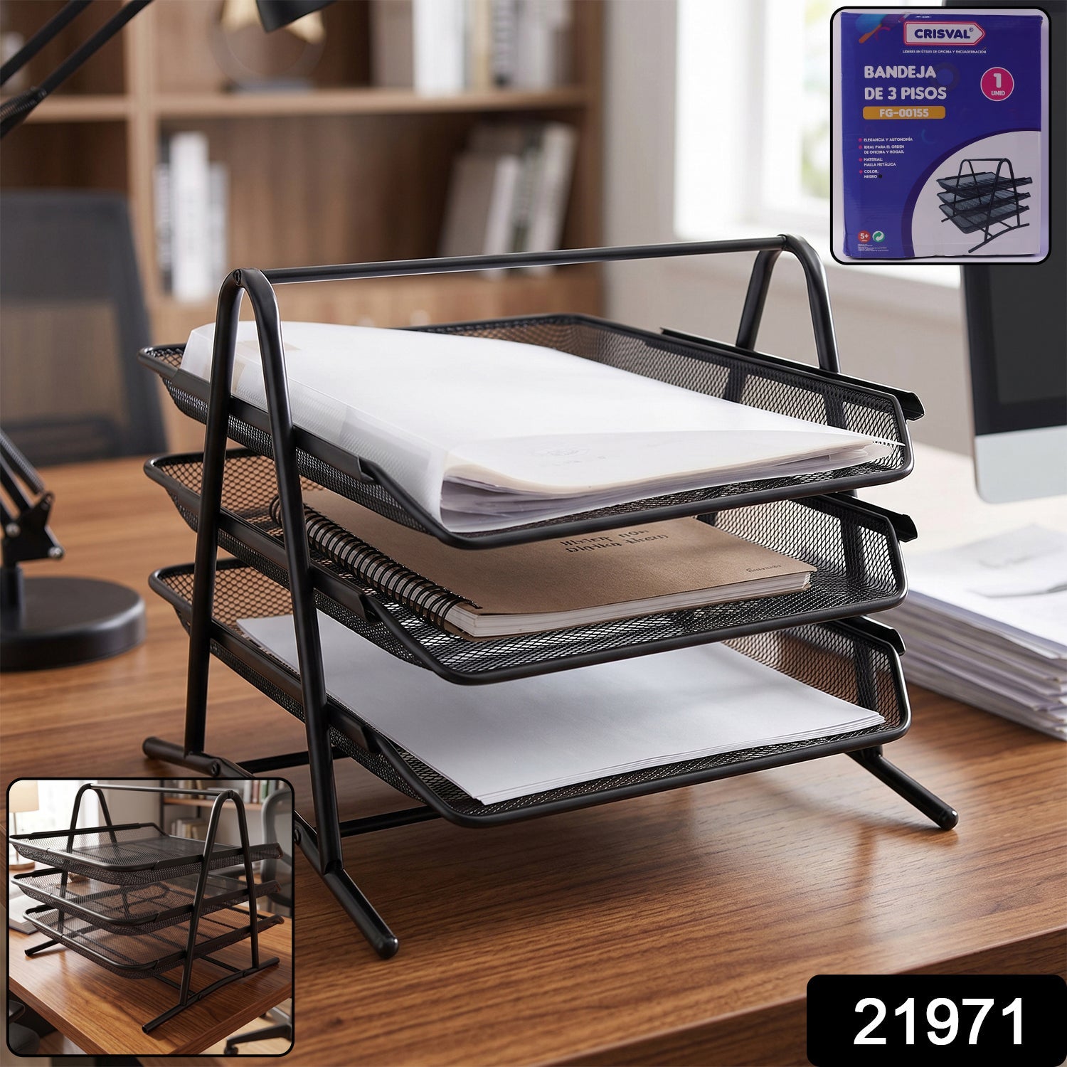 Heavy Duty Metal 3-Tier Multi Rack Stand – Durable Organizer Rack