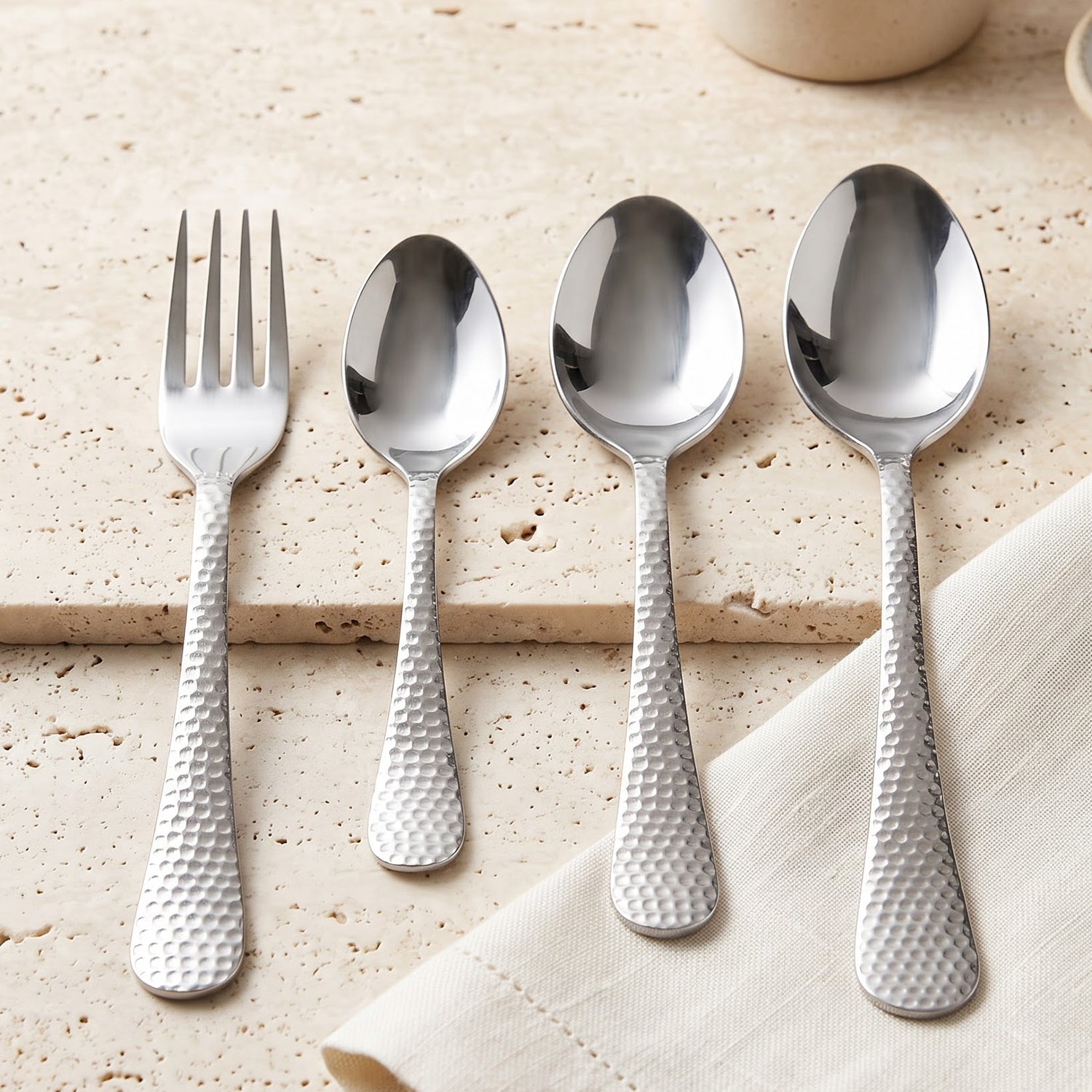 Spoons, forks and knives from the set