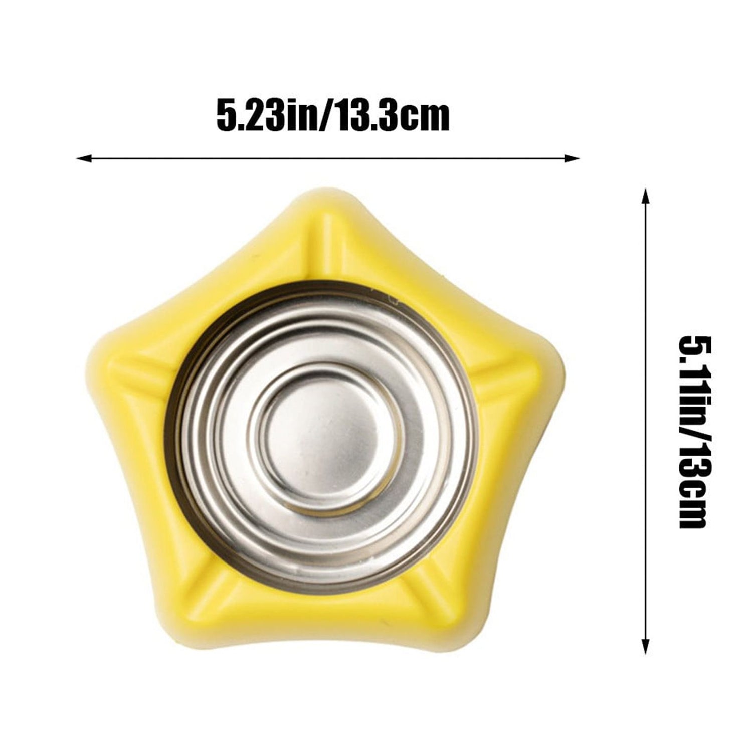 Heat Resistant Silicone Ashtray with Stainless Steel Inner Tray (1 Pc)