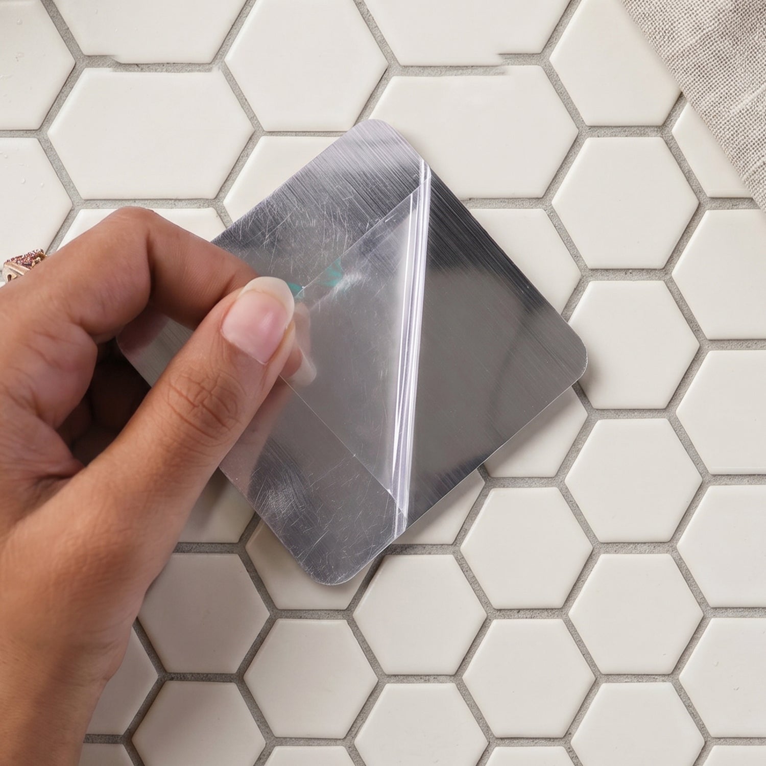 Self adhesive hook for organization