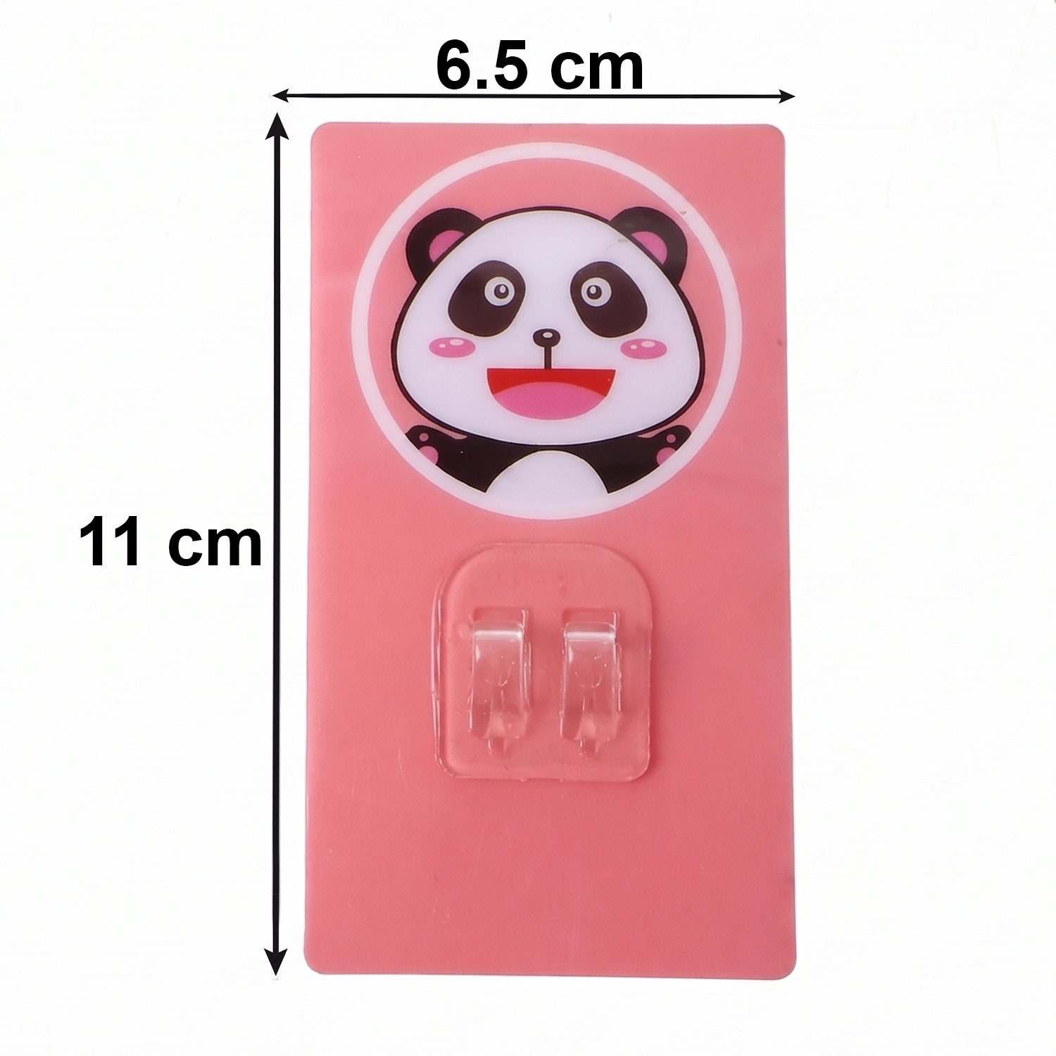 Cartoon wall hook hanging a towel