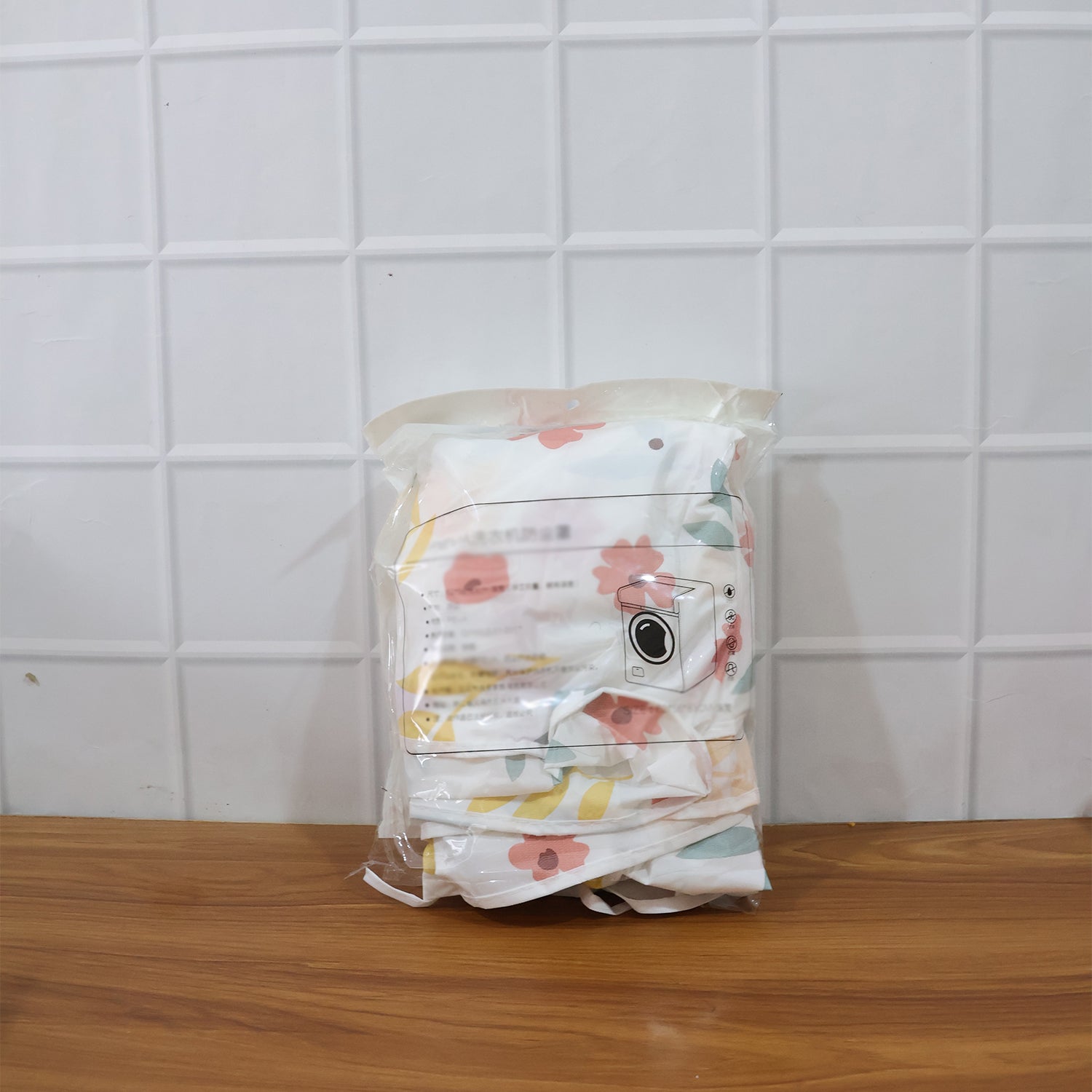 Waterproof & Dustproof Floral Washing Machine Cover (62×56×83 cm)