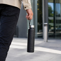 Leak-proof stainless steel water bottle & brush set