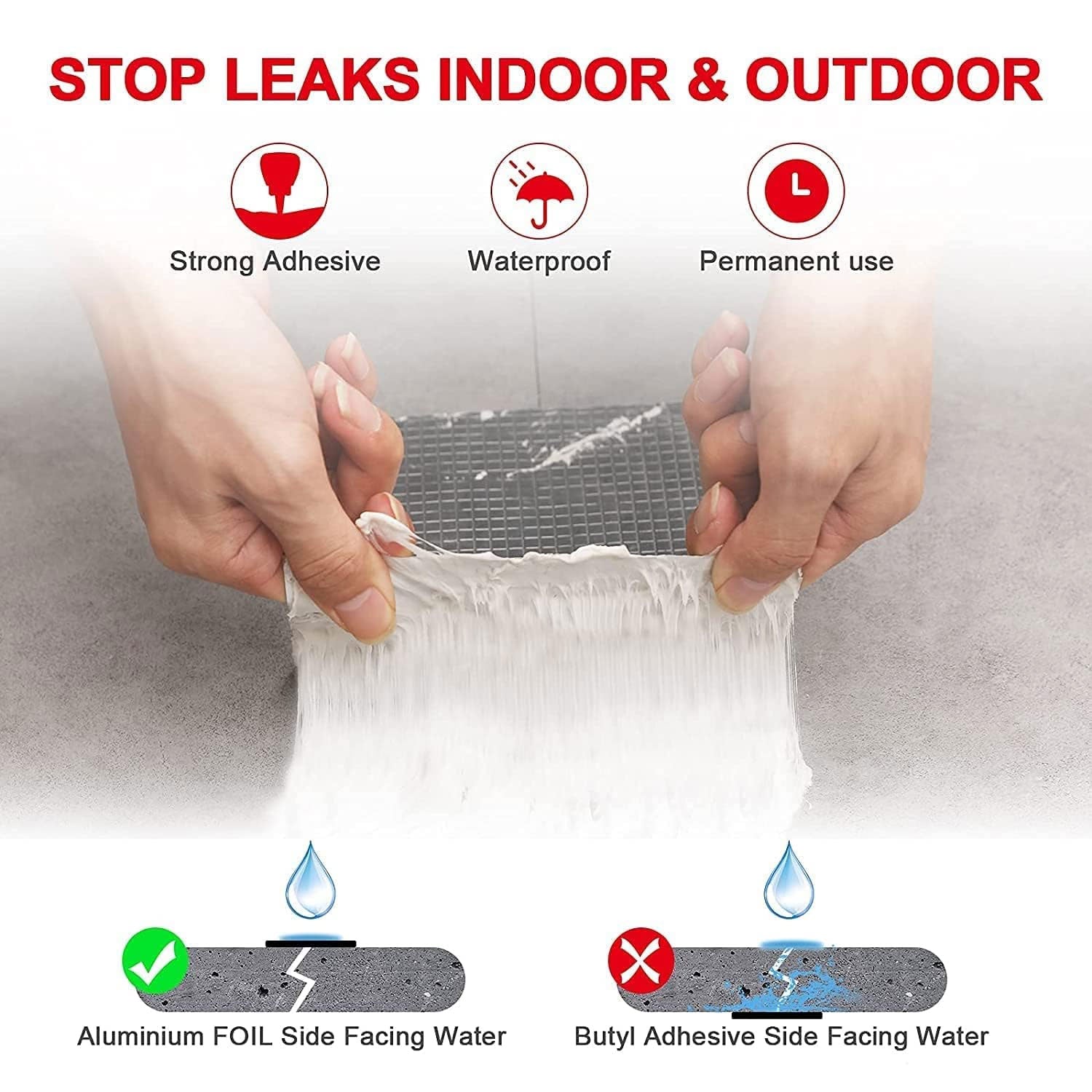 Waterproof Roof Tape â€“ Strong Seal for Leaks & Joints