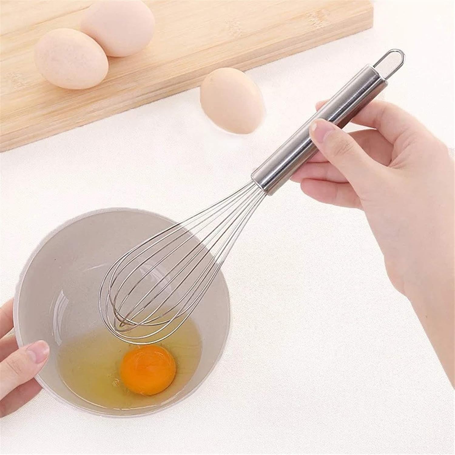 Medium Stainless Steel Balloon Whisk (24cm / 1 Pc)