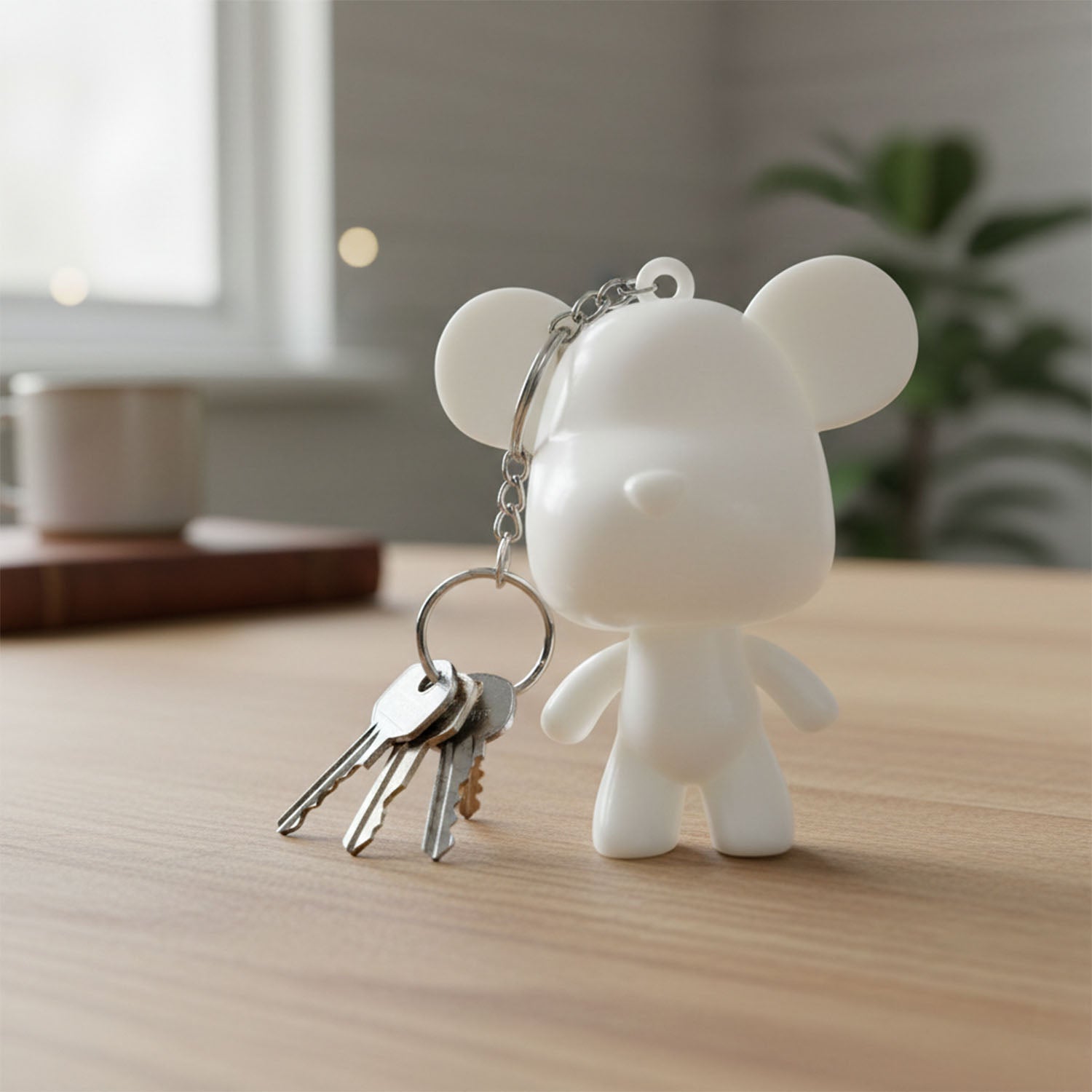 Cute Bear Figure Keychain (1 Pc)