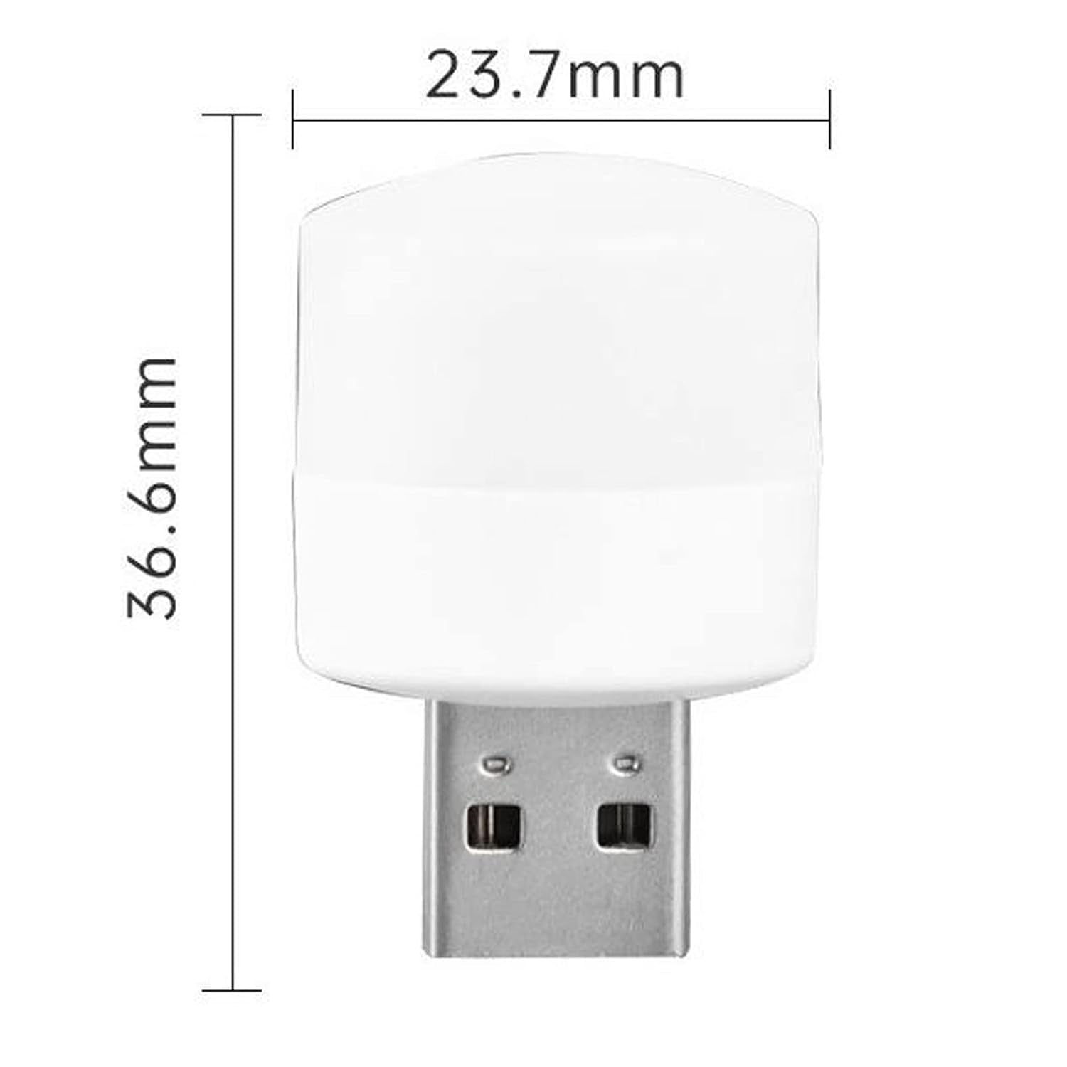 Yellow USB LED LAMP Night Light, Plug Small Led Nightlight  (1 Pc)