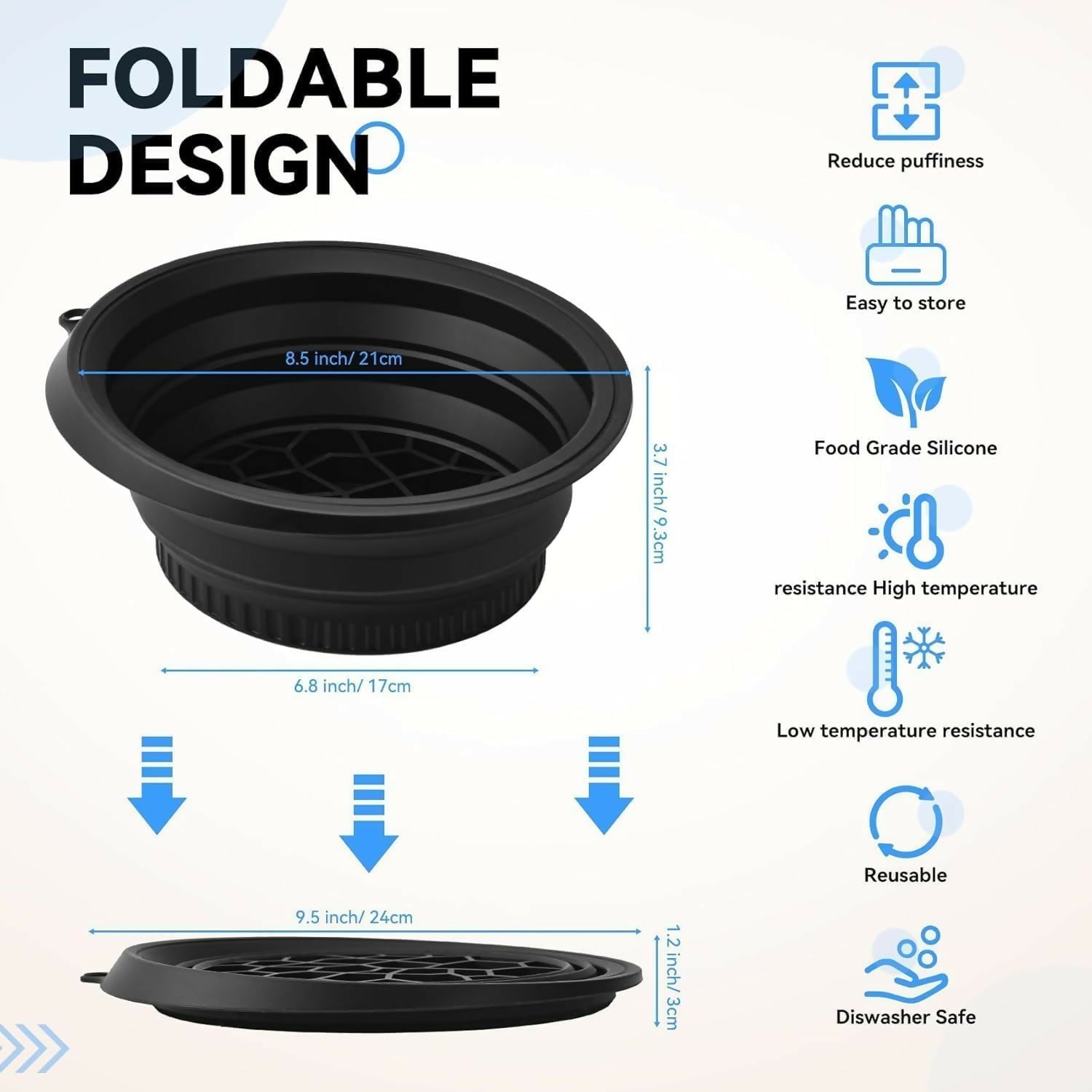 DeoDap Silicone Face Ice Bowl specifications