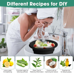 DeoDap Silicone Face Ice Bowl size scale